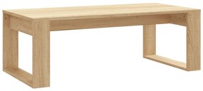 Tavolino da salotto rovere sonoma 102x50x35cm legno multistrato