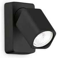 Spot Contemporaneo Rudy Alluminio Nero 1 Luce Gu10 35W 3000K Ip20