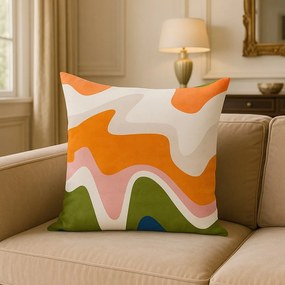 Federa decorativa 43x43 cm Squiggly Orange – Mila Home
