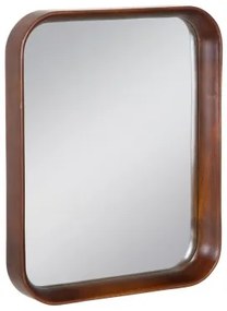 Specchio da parete Marrone Cristallo legno di faggio 40 x 6 x 50 cm
