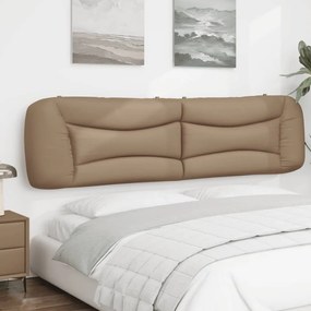 Cuscino testiera cappuccino 200 cm in similpelle