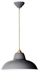 Anglepoise - Original 1227 Midi Wide Brass Lampada a Sospensione Grigio Elefante Anglepois