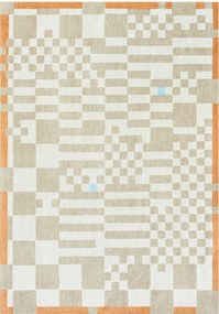 Tappeto jacquard lavabile da interno-esterno Chess