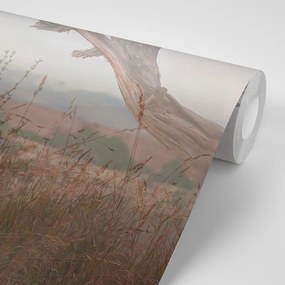 Carta da parati autoadesiva – Luna tra le braccia della natura