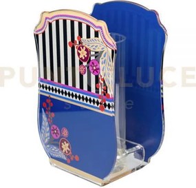 Vaso bucarest piccolo disegno deva in cristallo acrilico decorato e...