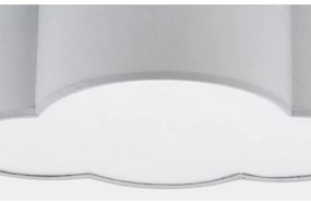 Plafoniera per bambini CLOUD MINI 2xE27/15W/230V grigio