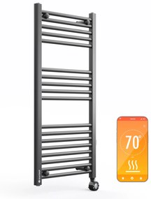 blumfeldt Harrison Smart - Termosifone elettrico, 400 W, app, 50 x 100 cm, 3 scaldasalviette