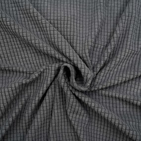 Copridivano color antracite con rivestimento elastico per divano a 3 posti Sacha – douceur d'intérieur