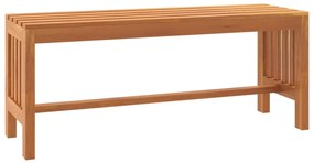 Panca da Giardino 110 cm Legno Massello di Eucalipto