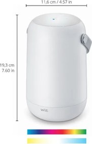 WiZ - Lampada portatile dimmerabile LED RGBW MOBILE LED/13,5W/5V Wi-Fi