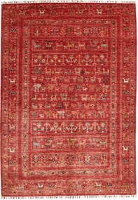 Samarkand Tappeto orientale 150x210 Rosso (Pakistan) Annodato A Mano