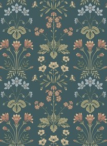 Sandberg Carta da parati Maj - Midnight & Blue
