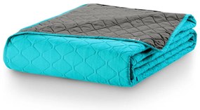 Copriletto in microfibra turchese, 170 x 210 cm Axel - DecoKing
