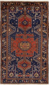 Shiraz Tappeto persiano 220x130 (Iran) Annodato A Mano