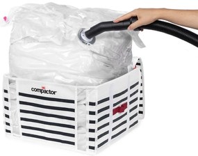 Scatola per abiti Medium Mariniere 3D Vacuum Bag, 125 l - Compactor