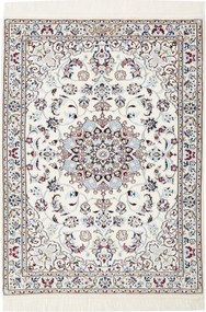 Nain Tappeto persiano 120 x 90 Beige (Iran) Annodato A Mano