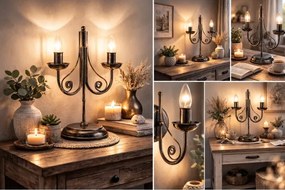 Lampada da tavolo DONATO 2xE14/40W/230V