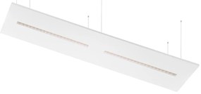 Pannello LED Sospeso 120x30 28W/36W/42W CCT CRI92 con driver Philips Colore Bianco Variabile CCT