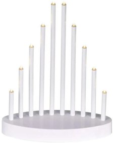 Candeliere natalizio a LED 10xLED/3xAA bianco