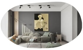 Specchio da parete VANOMI 89x52 cm