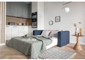 Divano letto blu scuro 168 cm Lucky Lucy - Miuform