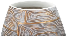 Vaso in poliresina color oro altezza 59,5 cm Eclips - Mauro Ferretti