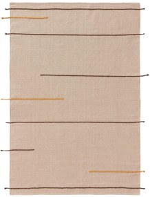 benuta Pop Tappeto di cotone Yasin Beige 170x240 cm - Tappeto design moderno soggiorno