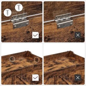 Cassapanca TOVIAN marrone