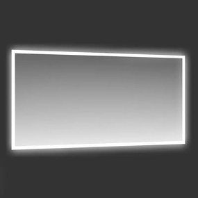 Specchio con illuminazione integrata rettangolare Retroil L120 x H70 x P2 cm cromato, con led