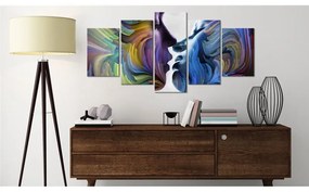 Quadro Kiss of Colours  Colore Blu, Dimensioni e Misure 200x100