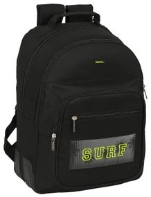 Zaino Scuola Safta Surf Nero 32 x 42 x 15 cm