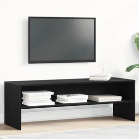 Mobile Tv Rovere Nero 120x40x40 Cm İn Legno Multistrato /