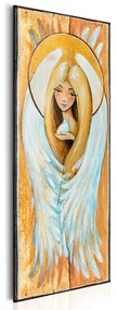 Quadro Angel of Peace  Colore Blu, Dimensioni e Misure 45x135