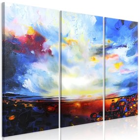 Quadro Colourful Sky (3 Parts)  Colore colorful, Dimensioni e Misure 120x80