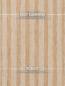 Tappeto da interno/esterno color crema/di colore naturale 120x170 cm Haringey Linley – Ted Baker