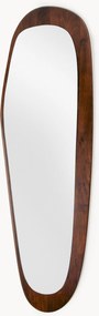 Specchio da parete con cornice in legno di acacia