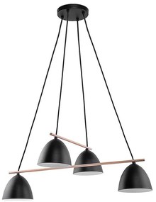 Lampadario a sospensione con filo AIDA 4xE27/15W/230V