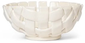 ferm LIVING - Plait Bowl Ø24 Off-white ferm LIVING