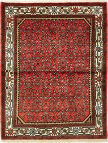 Hamedan Tappeto 110x140 (Iran) Annodato A Mano