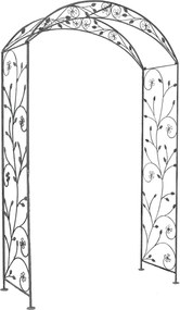 DORIAN - arco decorativo bianco ossidato