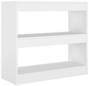 Libreria/Divisorio Bianco 80x30x72 cm