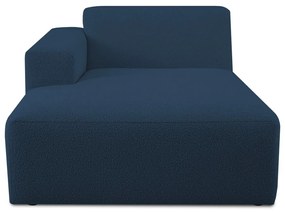 Modulo divano in bouclé blu scuro (angolo sinistro) Roxy - Scandic