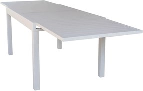 JERRI - tavolo da giardino in alluminio 90 X 135/270