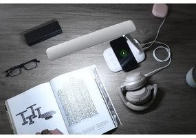 Immax 09107L - Lampada da tavolo LED dimmerabile con ricarica wireless QI LUMI LED/7W/230V bianco