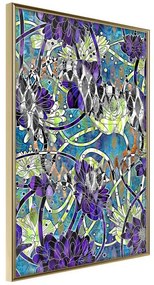 Poster  Modern Arabesque  Cornice Quadri Cornice d'oro, Larghezza x Altezza Home decor 40x60