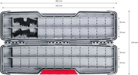 PRO Tough Box Large per accessori, 50 x 120 x 355 mm