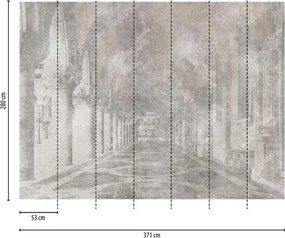 Fotomurale Illustration, multicolore 371X280 cm