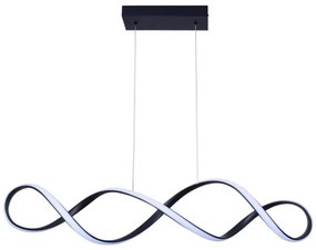 Lampadario LED a sospensione con filo INFINITO LED/34W/230V nero