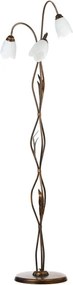 Lampada da terra Lampada da terra Sonia bronzo, H 165 cm in acciaio, H 165 cm, E14 3xMAX18W