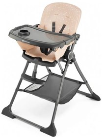 KINDERKRAFT - Sedia da pranzo per bambini FOLDEE rosa